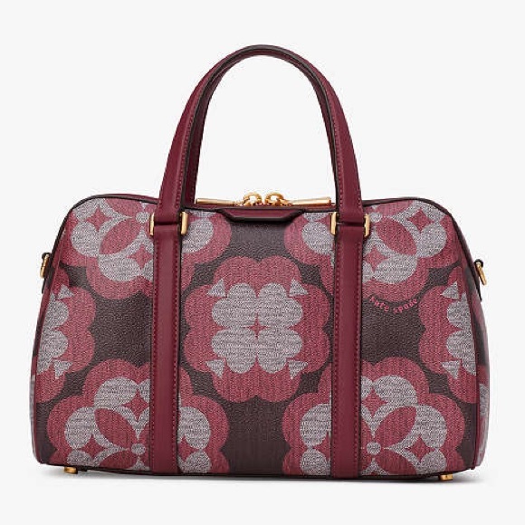 kate spade NWT $358 MSRP Spade Flower Monogram Eleanor Medium Satchel - Picture 6 of 17